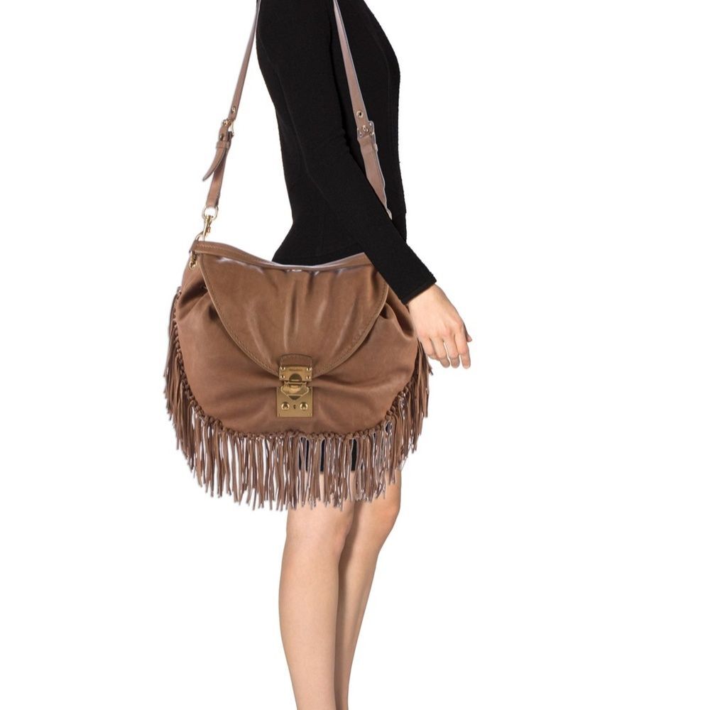 MIU MIU Fringe Leather Satchel